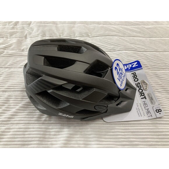 Zefal Pro Sport Youth Bike Helmet Black Ages 8+ 22 Vent Lightweight Safety - Picture 2 of 10